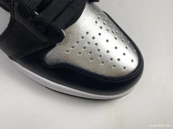 JORDAN SILVER HIGH WMNS 1 TOE AIR CD0461-001 OG 0714